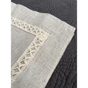 Woodland Easy Care Dining Table Runner Linen Blend NEW 16”x80”